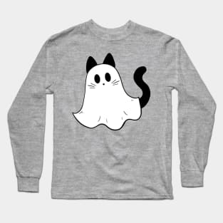 Ghost Kitty Long Sleeve T-Shirt